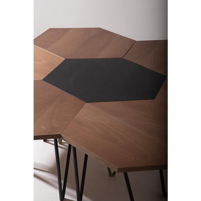 Hexagonal Coffee Table from Isa Bergamo, Set of 7 For Sale - Image 16 of 17