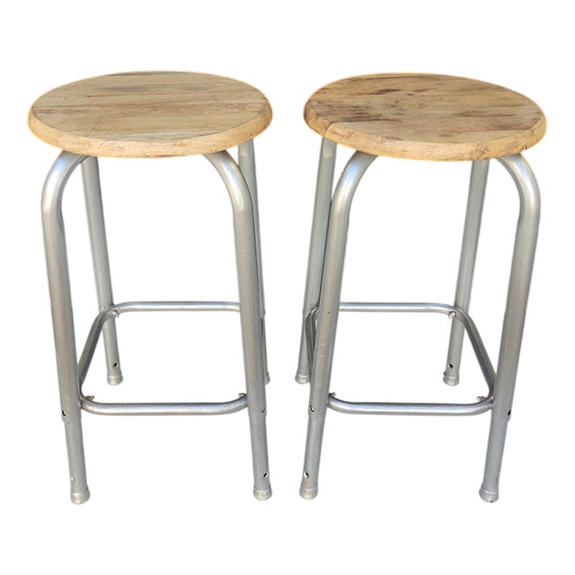 Vintage Stools, 1970, Set of 2 For Sale