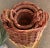 Circa 1980 Natural Willow Handwoven Nesting Baskets - Set of 4 For Sale - Image 11 of 13