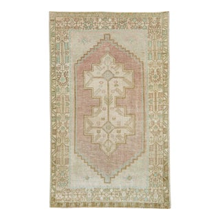 Turkish Vintage Anatolian Rug 4' x 6'5" #17115 For Sale
