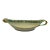 Mid-Century Japanese Porcelain Floral Relish Dish With Gilded Handles For Sale