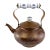 Antique Style Copper Tea Kettle With Blue & White Porcelain Handle For Sale