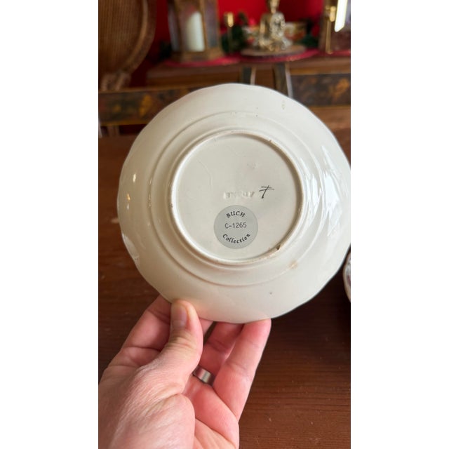 A Very Nice Pair of Antique Staffordshire Early Adam’s Rose Cup & Saucer, Circa 1830 For Sale - Image 6 of 12