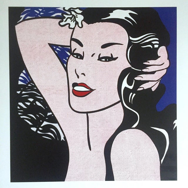Roy Lichtenstein Vintage 1993 Pop Art Lithograph Print