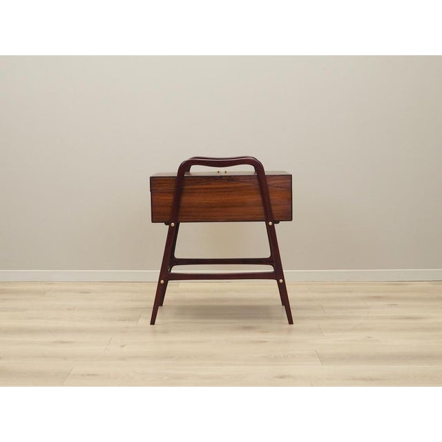 Vintage Walnut Sewing Table, 1970s For Sale - Image 6 of 18