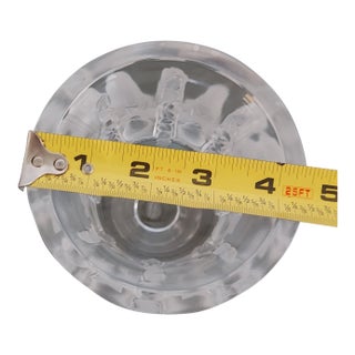 Dampierre Vase Designed by Rene Lalique in Crystal With Birds in Satin Fiinish For Sale