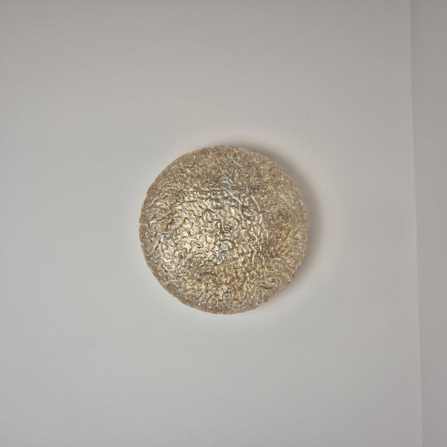 Large Gold Flush Mount Ceiling from Limburg, 1960s For Sale - Image 13 of 13