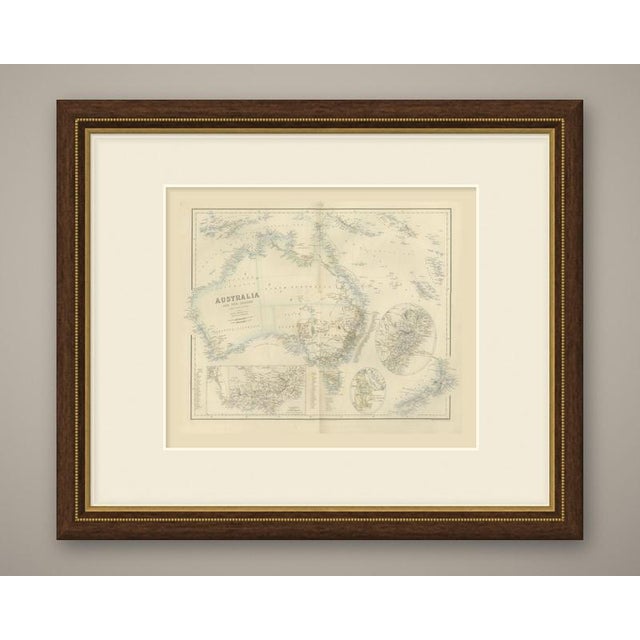 This is an original antique engraved map, colored by hand, from fullarton's companion atlas to the gazetteer of the world....