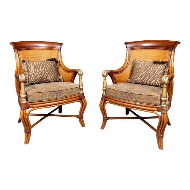 Ethan Allen Bermuda Chair, a Pair Chairish
