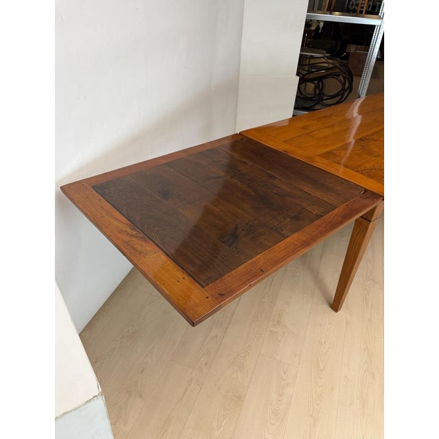 Charcoal French Biedermeier Table in Cherry Wood, 1820 For Sale - Image 8 of 18