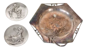 Art New Pewter Dishes, Set of 3