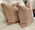 This product is a set of two sienna and white herringbone jacquard decorative pillow covers, measuring 18 inches in size....