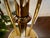 Brass Table Lamp with Opal Glass Dome, Germany, 1970s For Sale - Image 9 of 15
