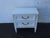 French Shabby Chic Painted Nightstand Side End Table 6581 For Sale - Image 14 of 14