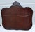 Brown Antique Carved Mahogany Victorian Style Oval Wall Mirror W/Carved Love Birds For Sale - Image 8 of 14