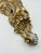 1970s Pair of Large Gold Colored Wall Sconces Made in Italy For Sale - Image 13 of 13