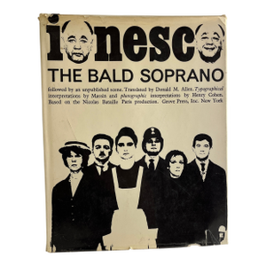 1965 Ionesco the Bald Soprano Book
