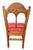 Spanish Revival Elegant Antique Spanish Revival Carved Oak Dining Chairs With New Burgundy Seat Upholstery - Set of 4 - Circa 1920s For Sale - Image 3 of 4