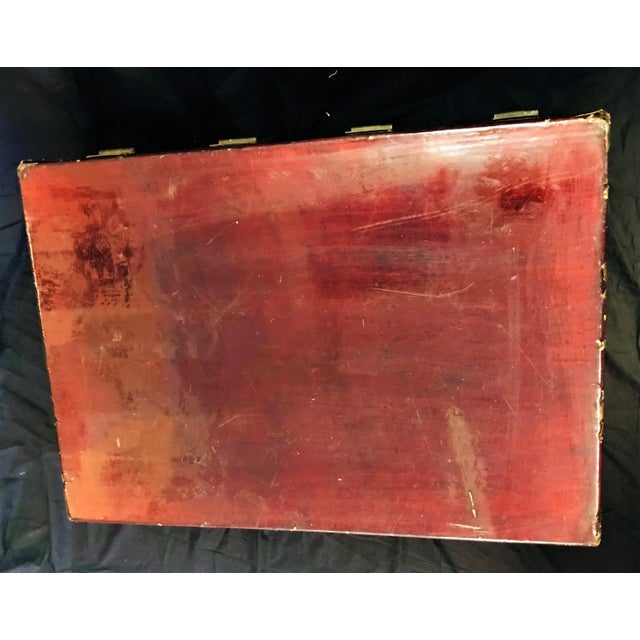 19th Century Antique Chinese Lacquer Blanket Chest For Sale - Image 9 of 13