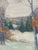 A Snowy Scene by Carl Berglund For Sale - Image 4 of 12