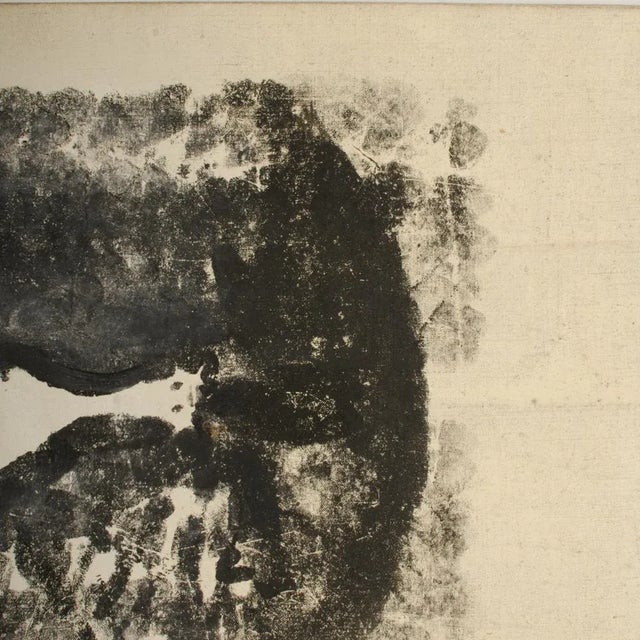 Textile Newton Hayden Stubbing (British, B. 1921- D. 1983) "Untitled" Figurative Abstract Painting For Sale - Image 7 of 13