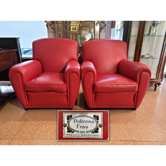 Armchairs from Poltrona Frau Italia, 1970s, Set of 2 For Sale - Image 12 of 12