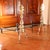 Late 19th Century Pair of Antique American Brass Andirons With Turned Finials For Sale - Image 5 of 13