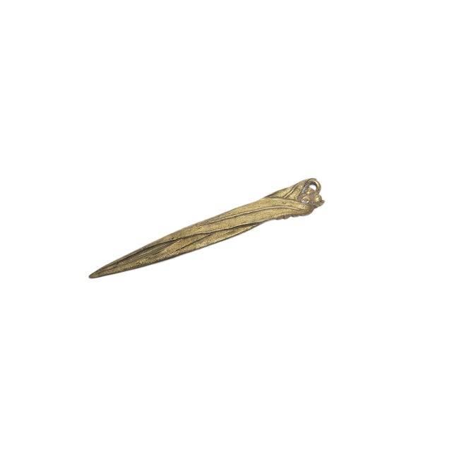 Art Nouveau Style Figurative Letters Knife, 1900s For Sale - Image 3 of 7