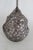 Mid 20th Century Italy Ornate Silvertone Straining Spoon Decorative Floral Cherub Motif 5143b For Sale - Image 5 of 12