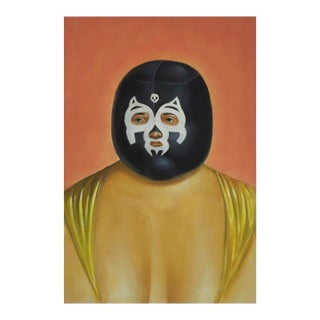 1970s Mexican Wrestler Painting For Sale