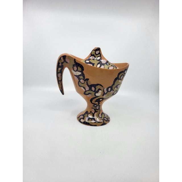 Vintage Covered Bowl in Ceramic by Gabrielle Mackiewicz, France, 1960 For Sale - Image 6 of 14