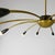 Gold Mid-Century Italian Modern Ten Lights Brass Sputnik Chandelier, 1950s For Sale - Image 8 of 17