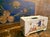 Mid 20th Century Vintage Williamsburg Restoration Chinoiserie Delft Flower Brick, Frog Produced in Holland, Featuring Hand-Painted Chinese Fishing Scenes For Sale - Image 5 of 12