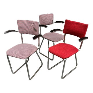 Vintage Cantilever Chairs, Set of 3 For Sale