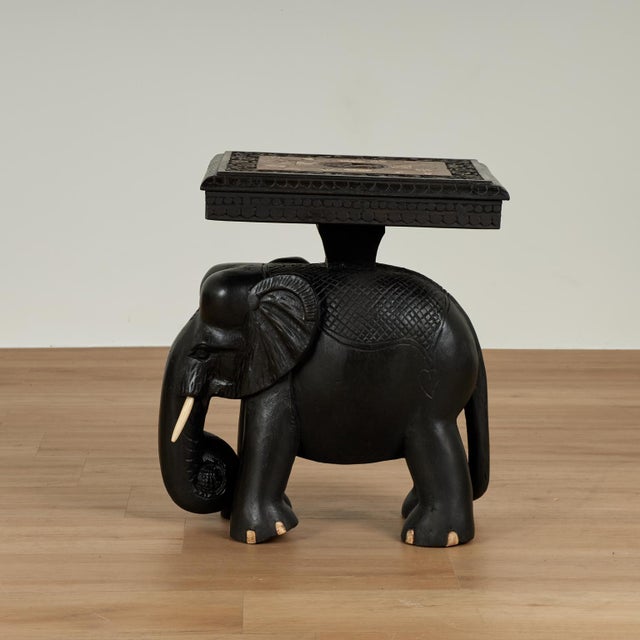 Pair of Antique Anglo Indian Stands or Tables With Elephants For Sale - Image 16 of 18