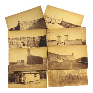 Saint Augustine Florida 19th Century Photographs - Set of Eight CDVs For Sale