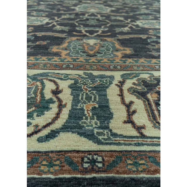 Turkish Turkish Oushak Antique Look Rug 8'3" x 10'4" #20067 For Sale - Image 3 of 8