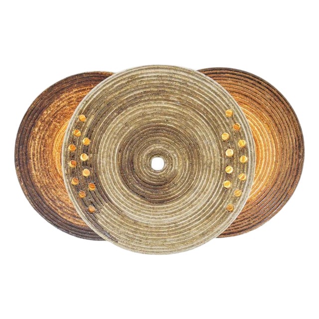 Ceramic Stoneware Wall Light from Axella, Denmark, 1970s For Sale