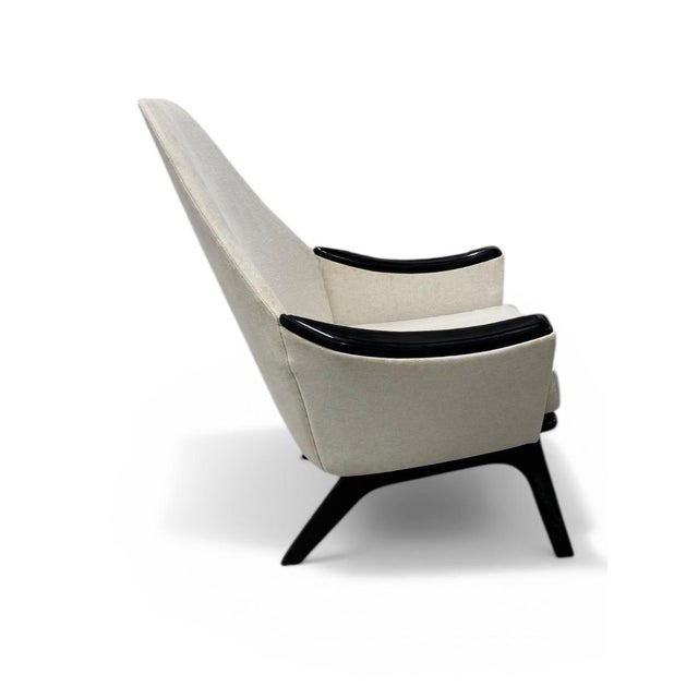 Craft Associates 1950s Adrian Pearsall Model 2056-C High Back Lounge Chair For Sale - Image 4 of 7