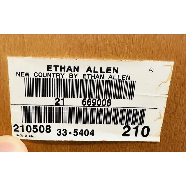 Ethan Allen "New Country" 7-Drawer Tallboy Highboy Chest - Solid Maple For Sale - Image 16 of 16