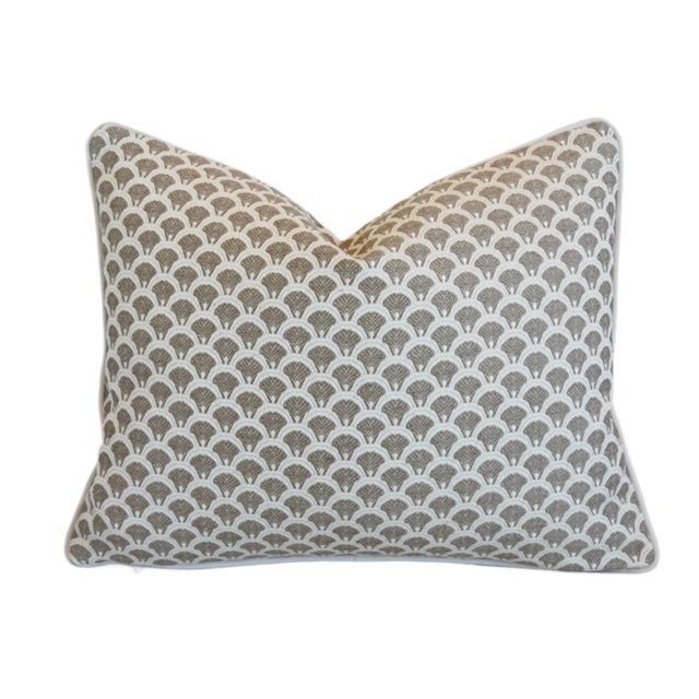 American Old World Weavers Nautical Shell Feather/Down Pillow 23" X 18" For Sale - Image 3 of 7