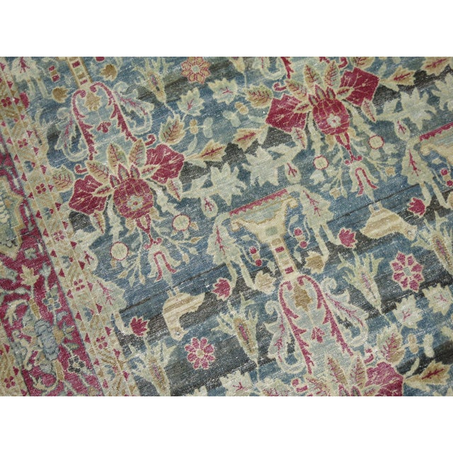 Antique Persian Kerman Rug For Sale - Image 4 of 6