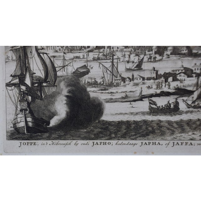 Tel Aviv: 18th Century French Map and City View of Joppe/Jaffa (Tel Aviv) by Sanson, 1709 For Sale - Image 4 of 8