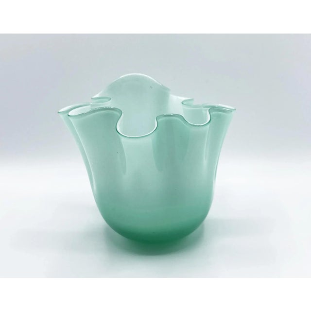 Murano Style Flying Hand Handkerchief Vase, 1970s For Sale - Image 12 of 13