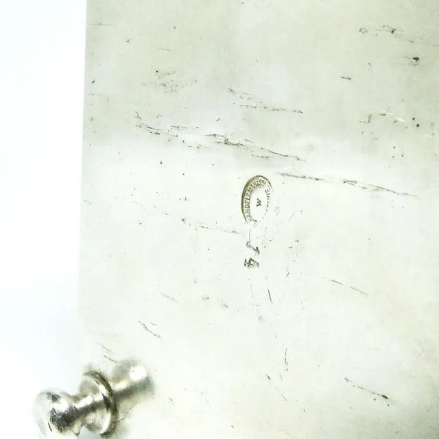 Biedermeier Sugar Bowl from Merchant, Poland, 1890s For Sale - Image 3 of 9