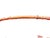 Ruby Red Mid 1900s Vintage Asian Market/Boat Basket For Sale - Image 8 of 10
