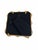 Vintage 1980's Hermès “Perspective Cavalière” Print of Hermes Scarf Avertisement Art in Black & Gold Scalloped Frame For Sale - Image 9 of 10