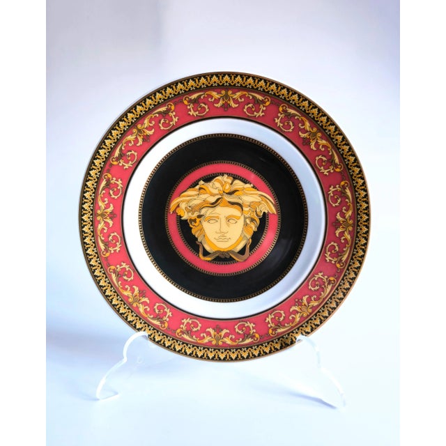 1990s Rosenthal Meets Versace Porcelain Plate For Sale - Image 6 of 8