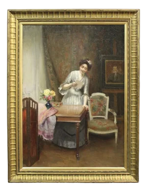 Alfred Martin, Lady, 1904, Oil on Canvas
