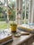 Vintage Hand-Painted Metal Wildflower Arrangement in Textured Ceramic Pot For Sale - Image 10 of 12